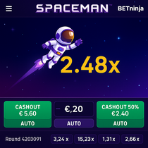 BetNinja - Spaceman Crash Game
